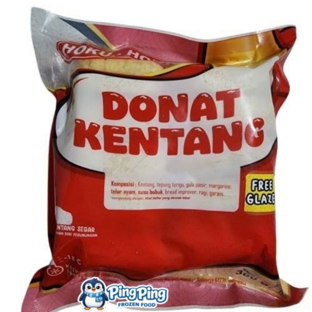 HOKU Donat Kentang 10bj 300gr Frozen Food Surabaya