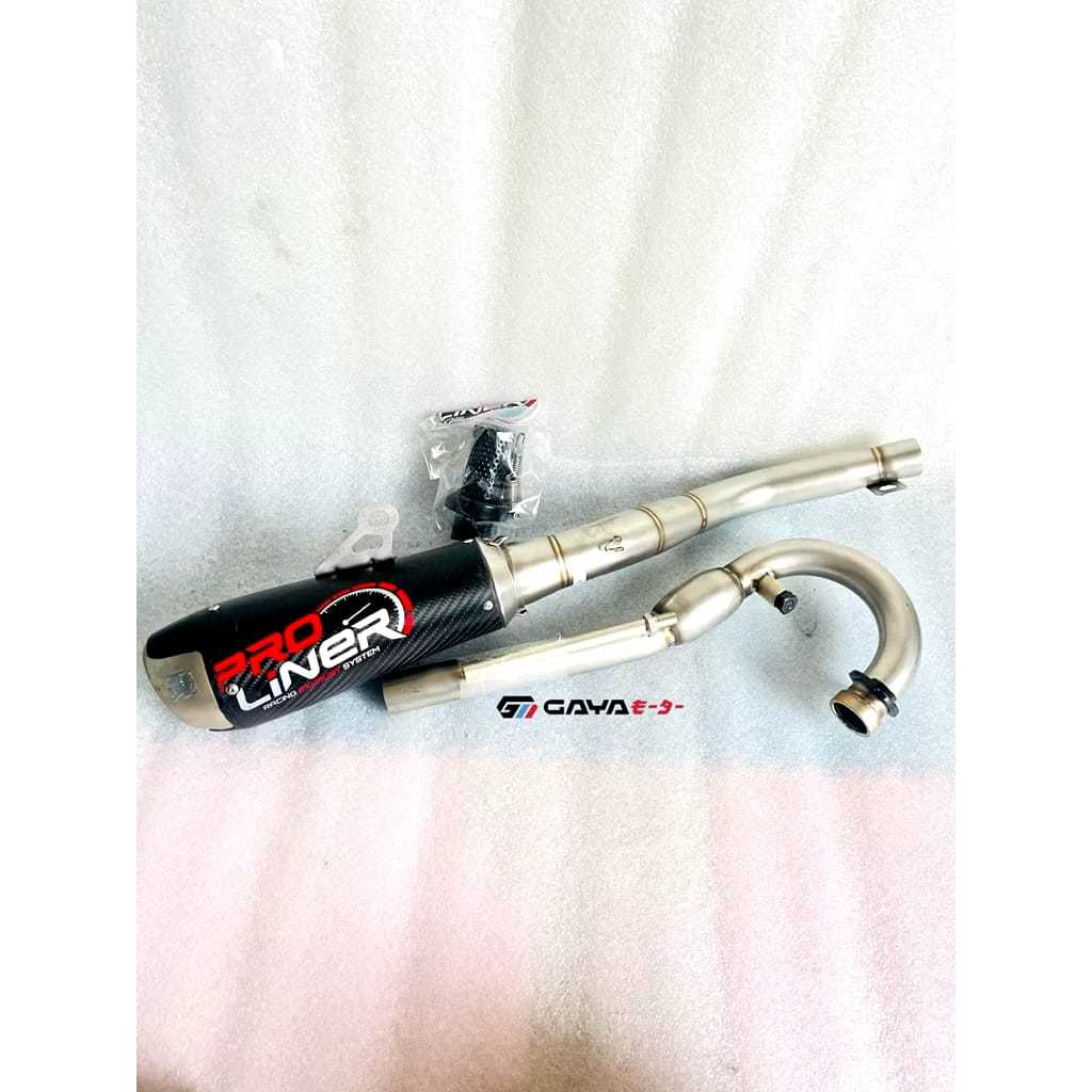 TERMURAH! PROLINER TR2 SHORT CARBON KEVLAR KLX 150