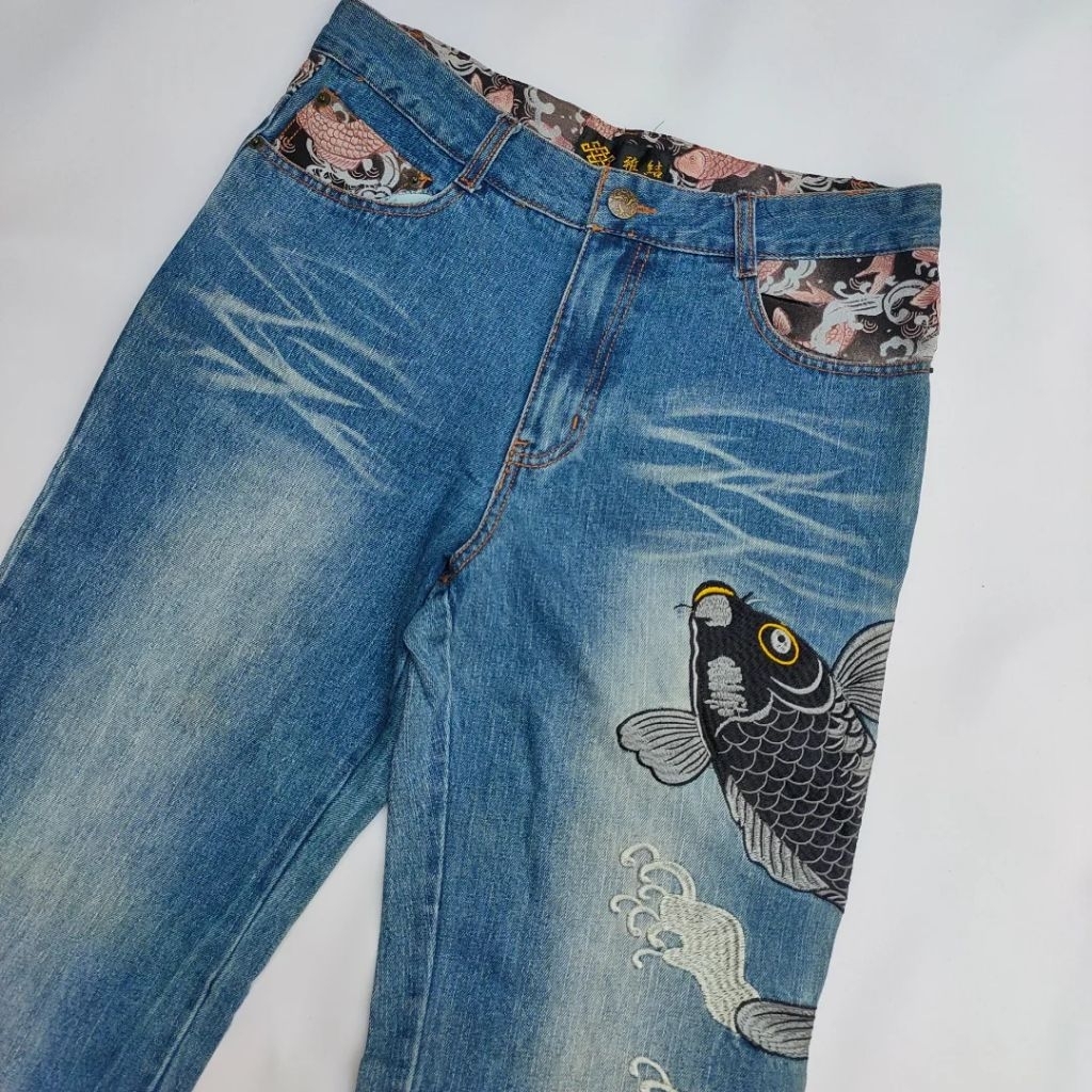 Celana Jeans Sukajan Koi Sz 31 JP68
