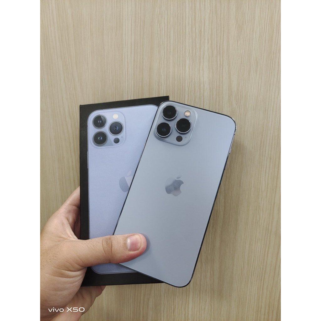iPhone 13 Pro Max Seira Blue 128GB Resmi iBox