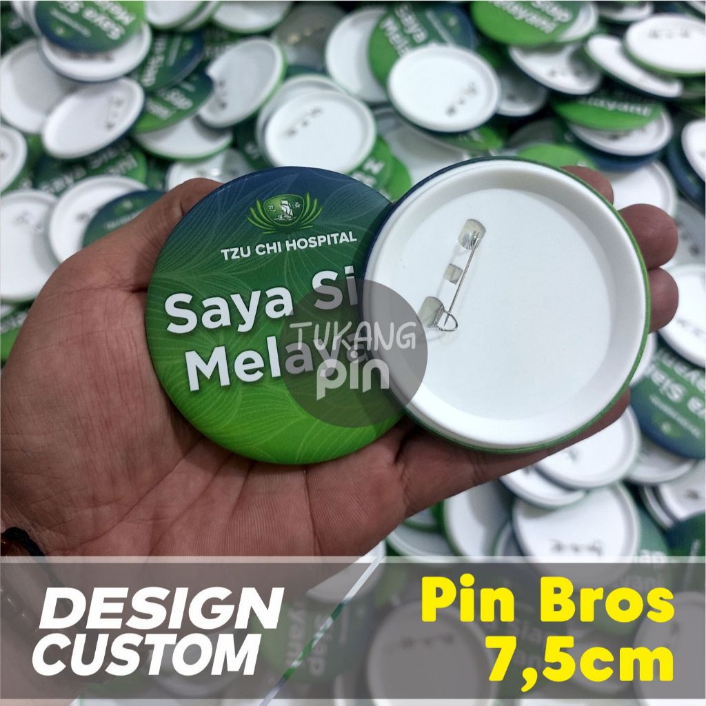 Accesories Pin Bros Custom Diameter 7,5 cm