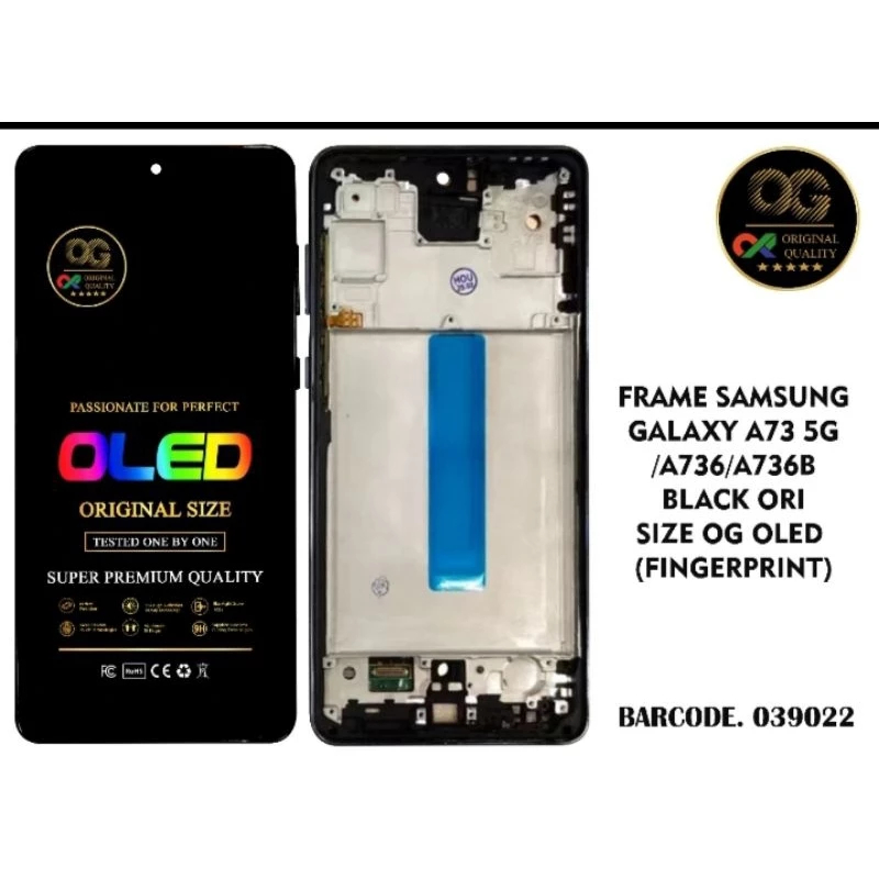 LCD SAMSUNG A73 5G / A736 /A736B ( + FRAME ) OG SUPER OLED ( FINGERPRINT )