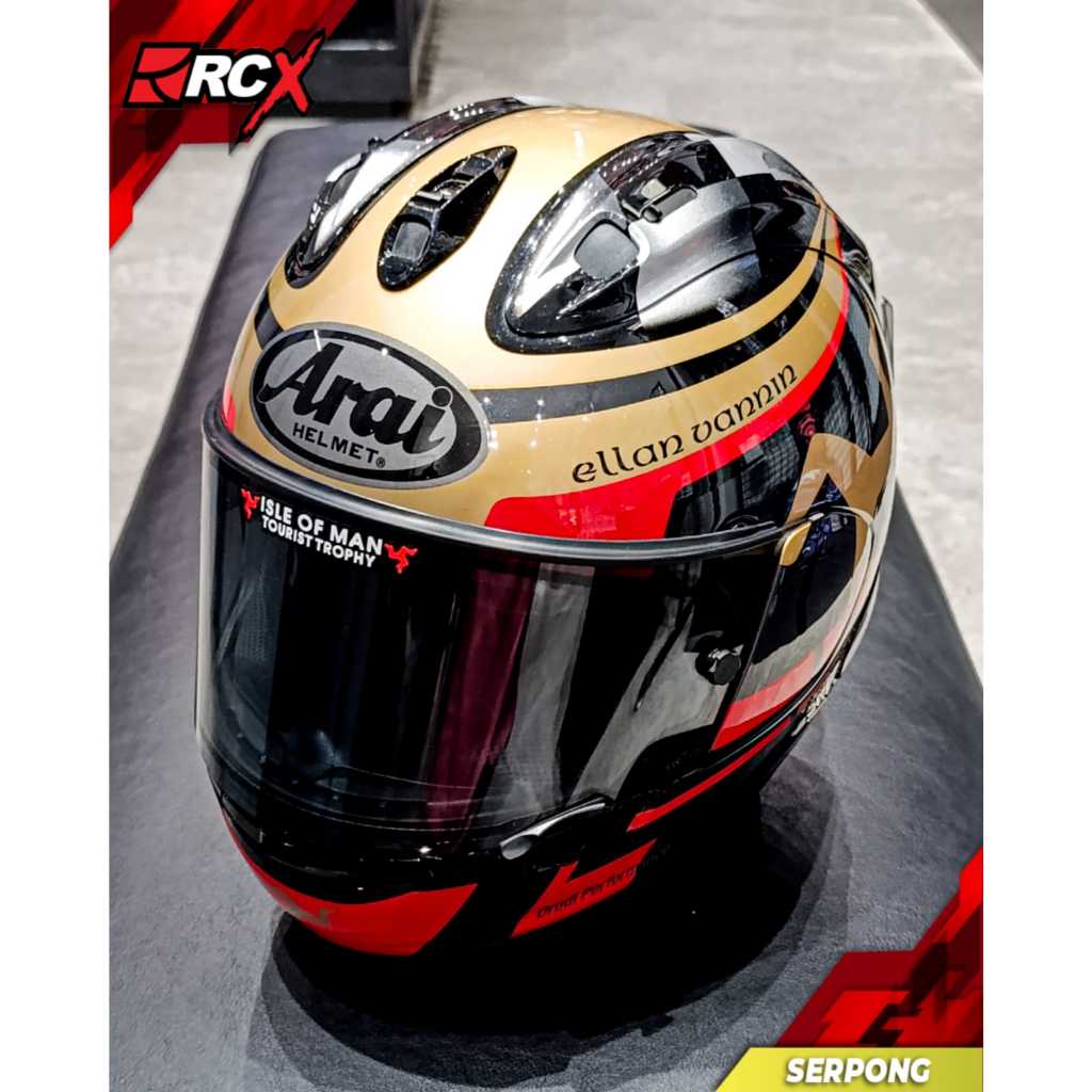 Helm Arai RX7X IOM TT 2020 Helmet 2ND Original Bekas Second RCX