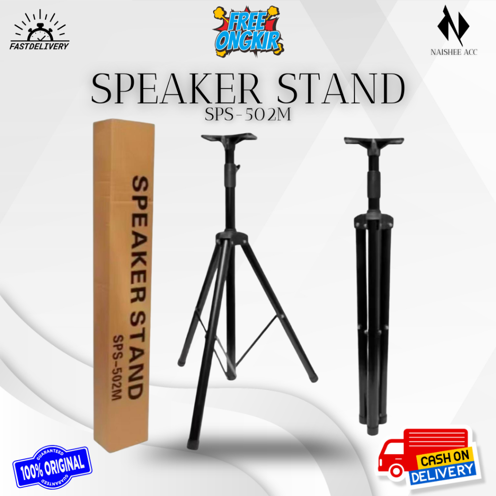SPEAKER STAND SPS-502M STAND SPEAKER TRIPOD SPEAKER MONITOR AKTIF