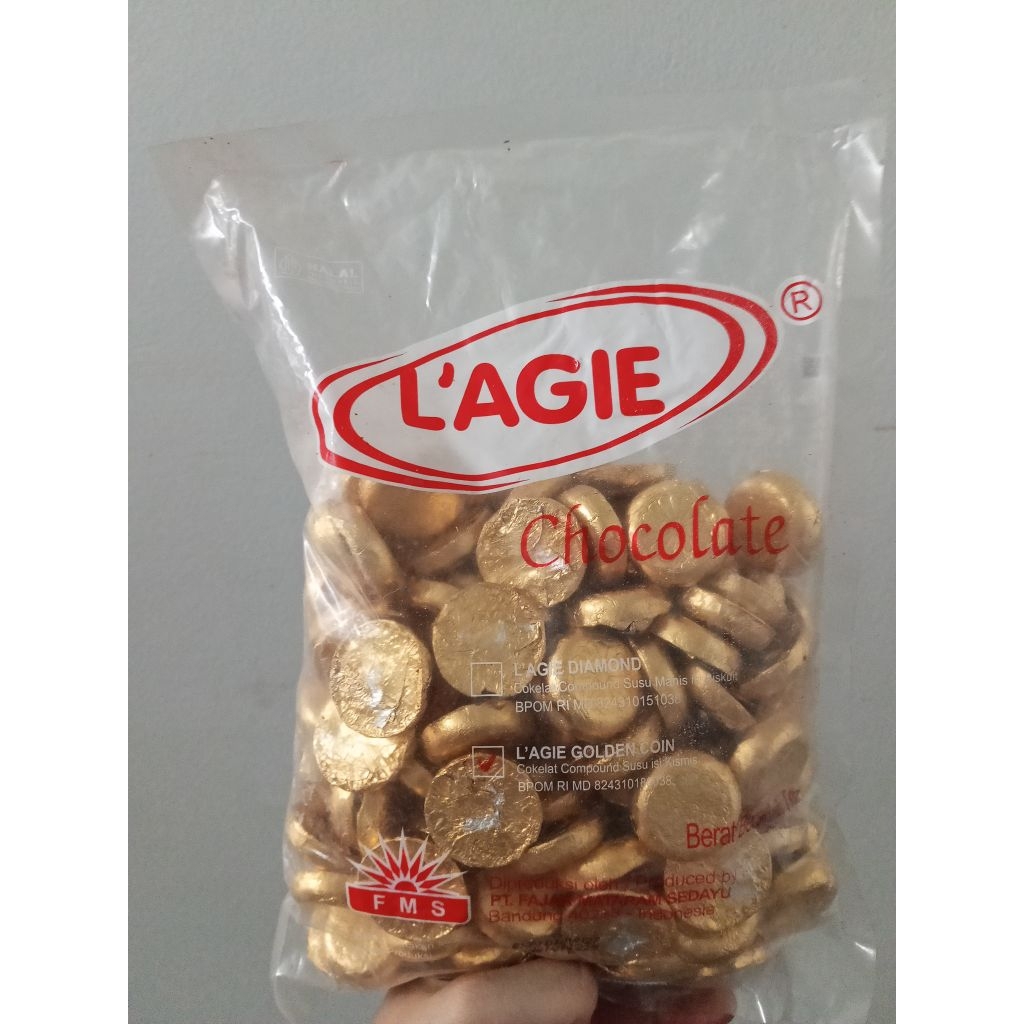 Coklat Lagie Golden Coin 1kg