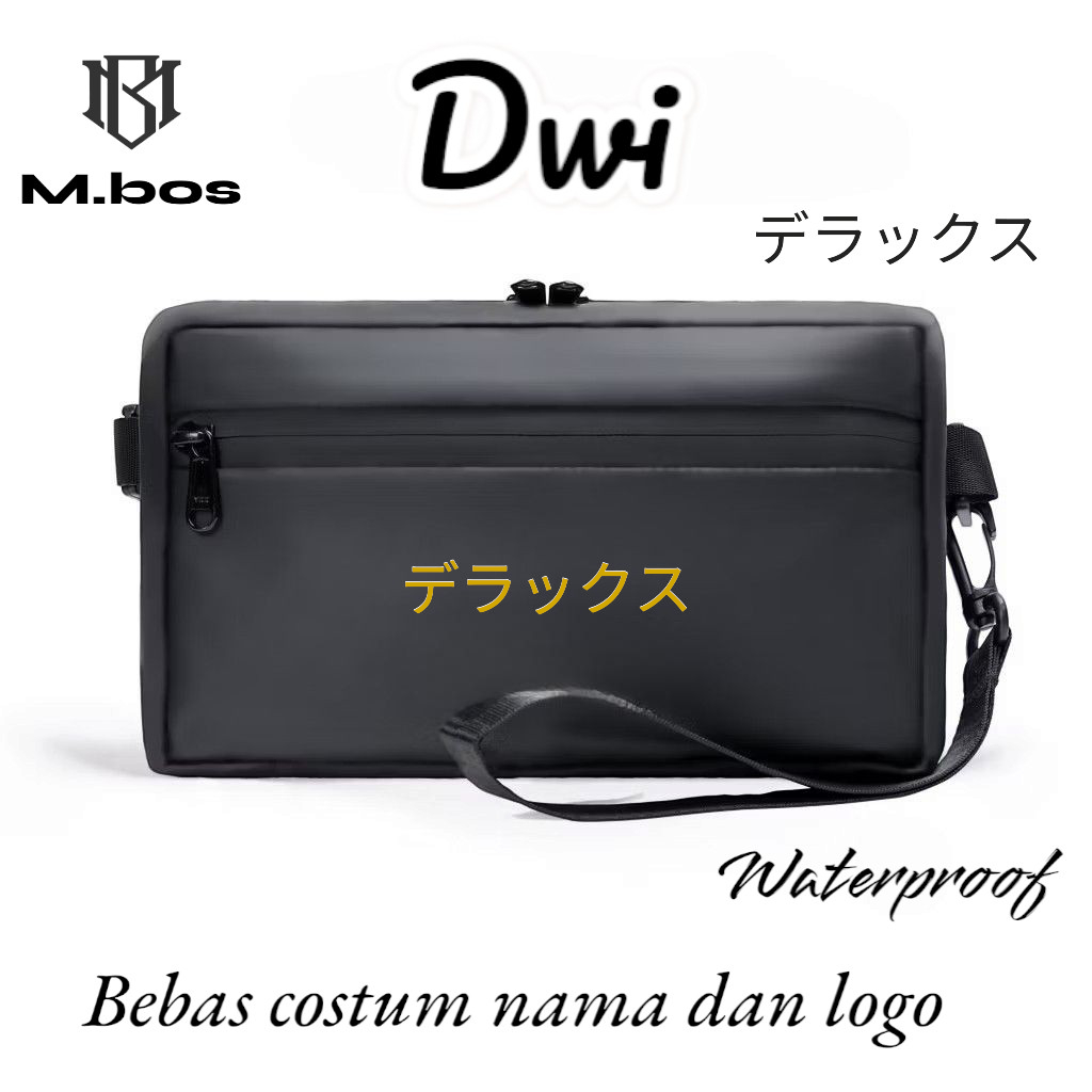 M.Boss Tangkurak Clutch Bag Tas Selempang Handbag Pria Wanita