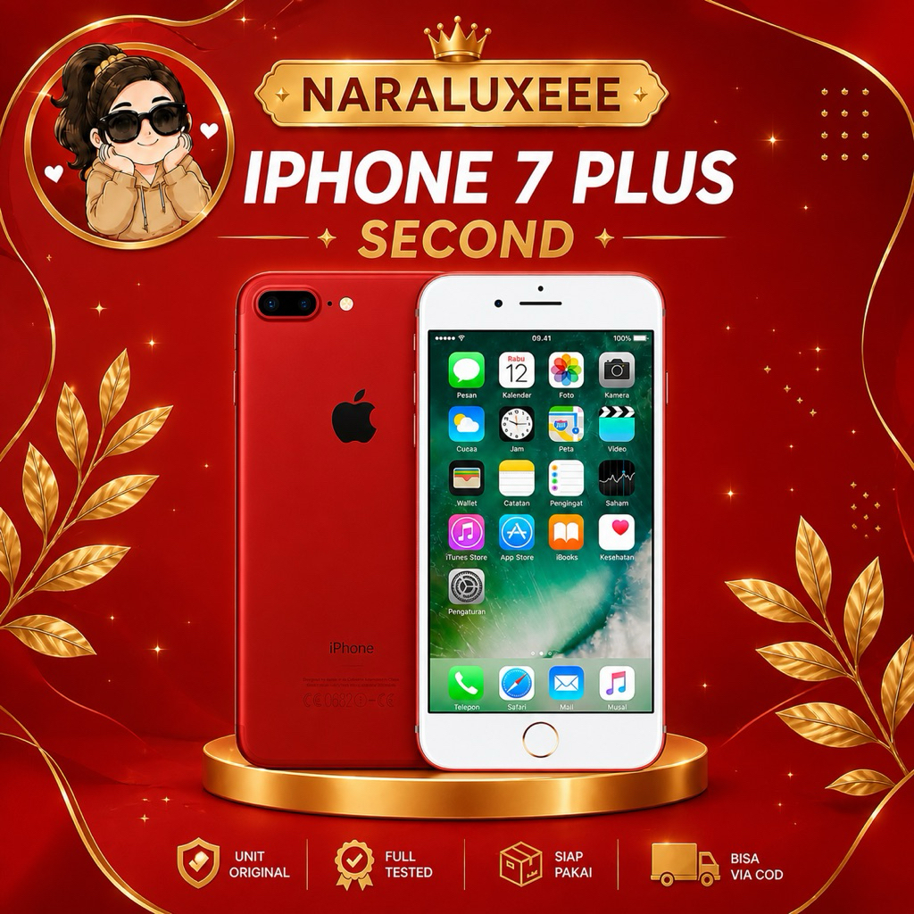 IPHONE 7 PLUS RED 256GB