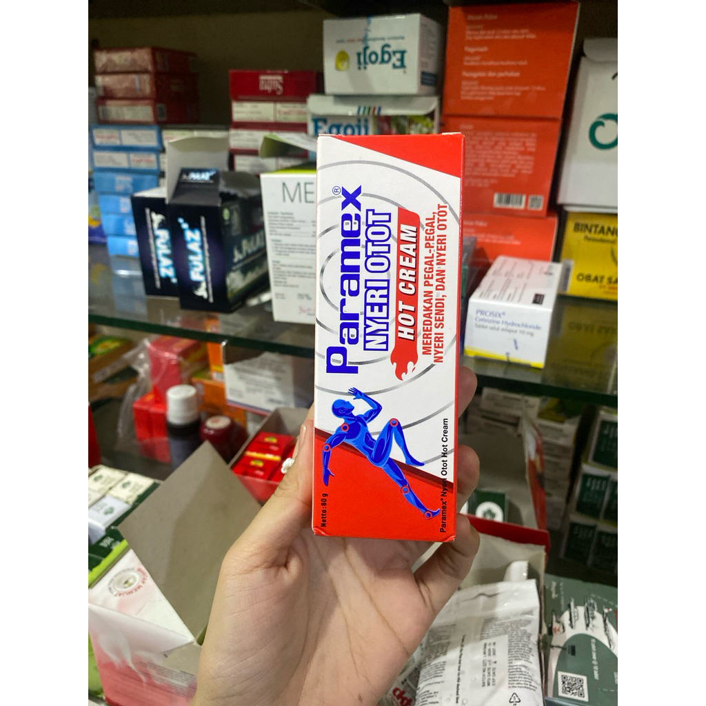 Paramex Nyeri Otot Cream 60g - Meredakan Pegal2, Nyeri Sendi, dan Nyeri Otot