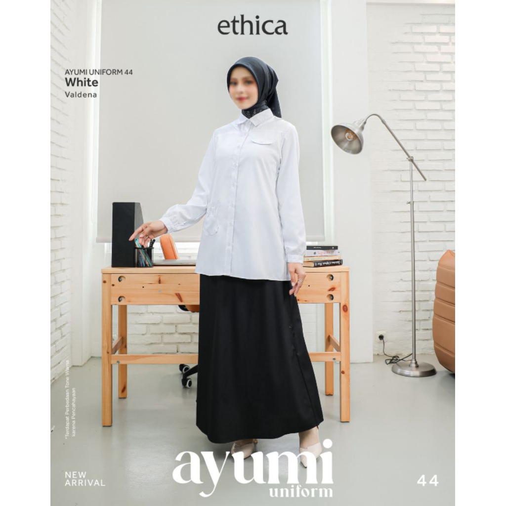 Ethica | Ayumi Uniform 44 White Setelan Ethica Terbaru