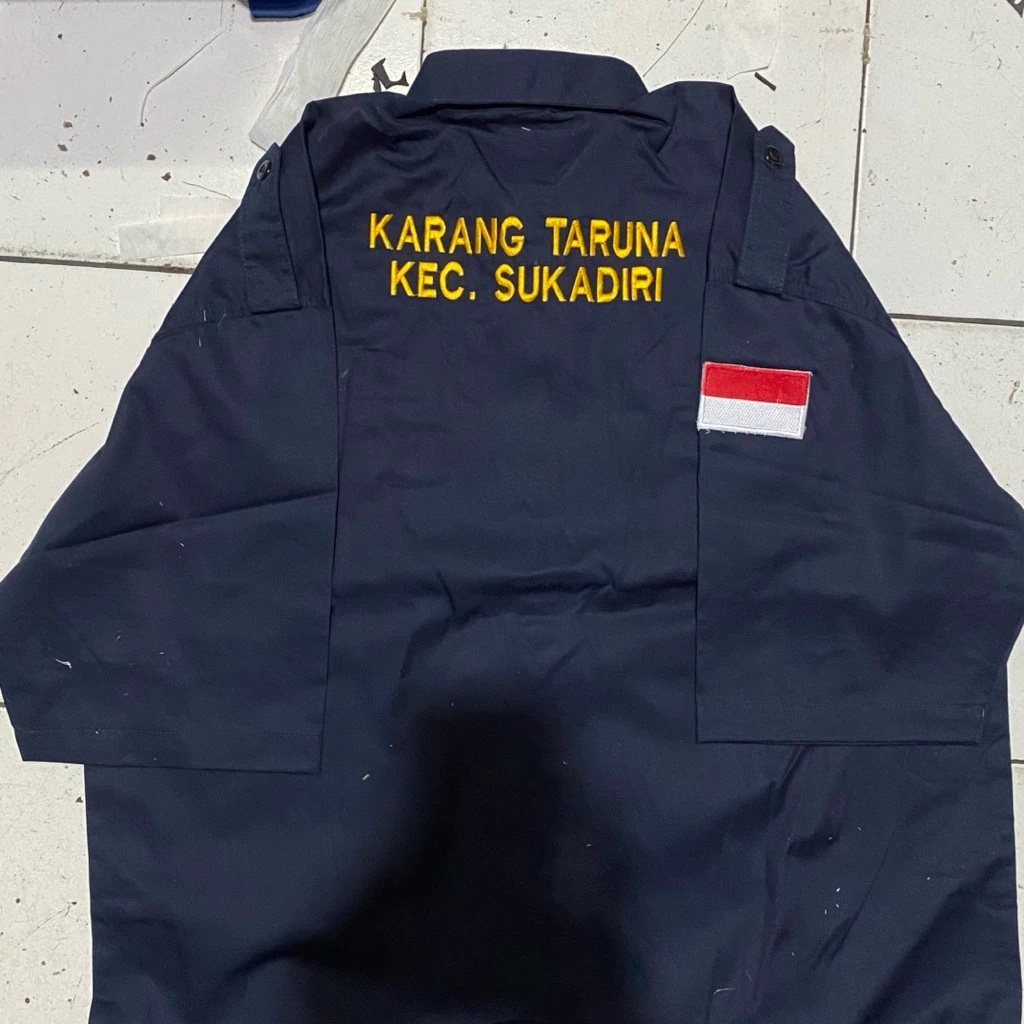 SERAGAM KARANG TARUNA/KEMEJA KARANG TARUNA FULL BORDIR/KEMEJA CUSTOM BORDIR/KEMEJA KARANG TARUNA LEN