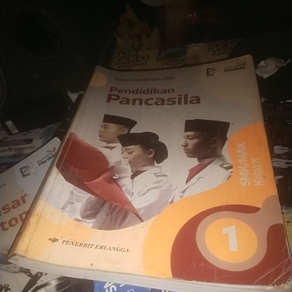 Pancasila/PPKn kelas smk kelas X/1-10 kurikulum merdeka/KUMER Erlangga ORI dan bebas coretan