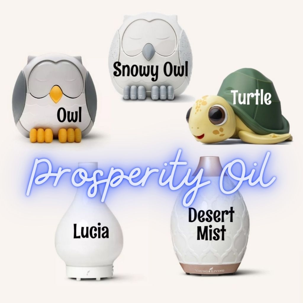 Young Living Diffuser Shelly Turtle, Desert Mist, Feather The Owl, Snowy Owl, Lucia