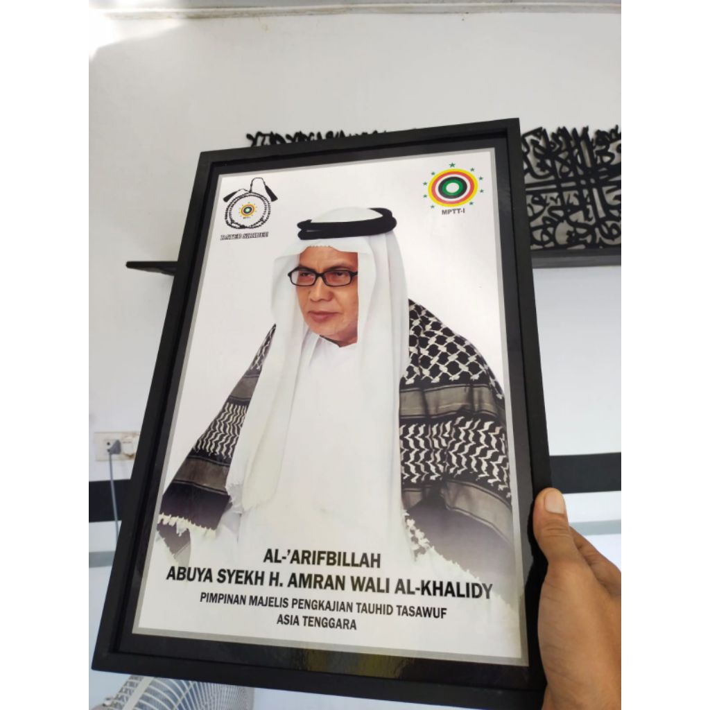 POSTER ULAMA ACEH / FOTO ABUYA AMRAN WALI (UK. BESAR 30x45 CM)