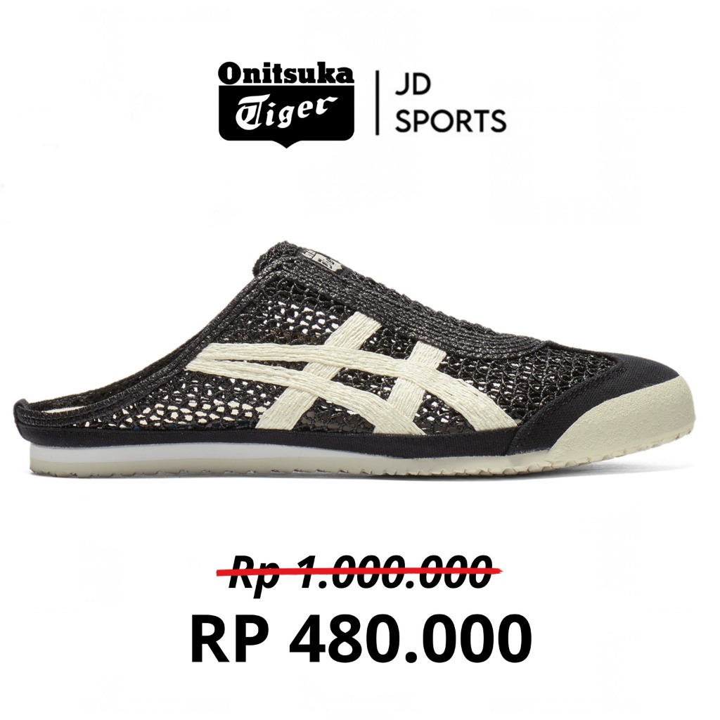 sandal Slop  Onitsuka Tiger Sabot Black White