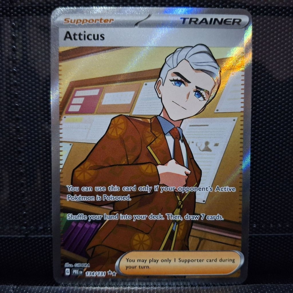 KARTU POKEMON TCG ENGLISH ATTICUS SR ORIGINAL