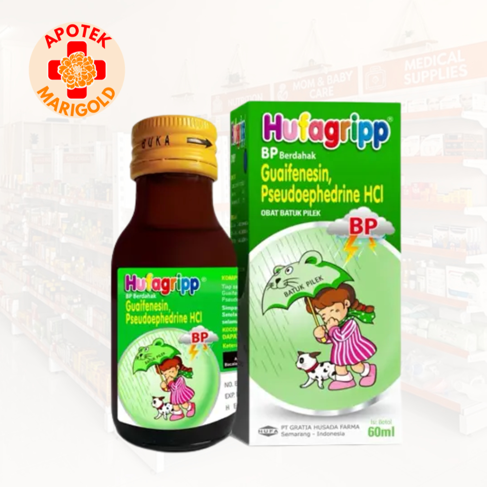 Hufagrip Sirup 60ml  - Batuk Berdahak Hijau