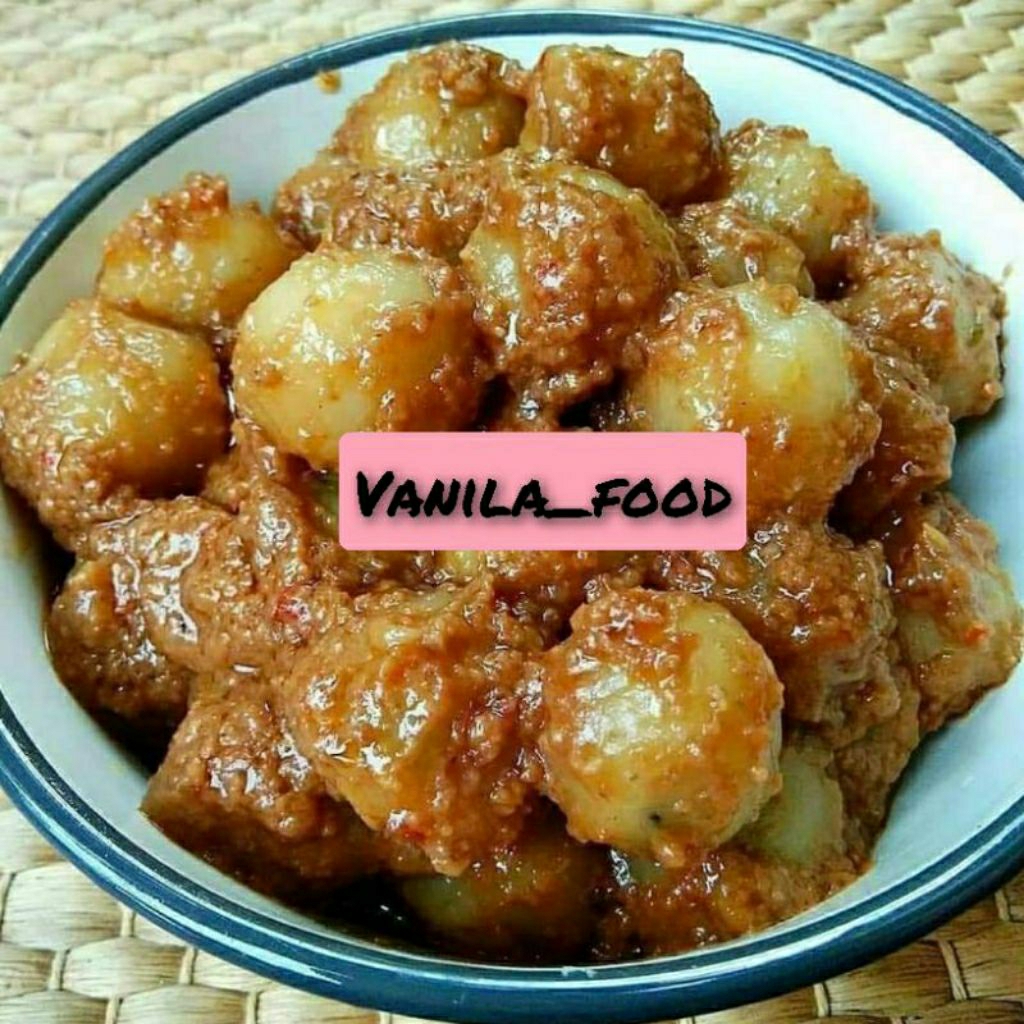 Cilok original / Cilok isi Gajih / Cilok isi ayam Suwir Pedas