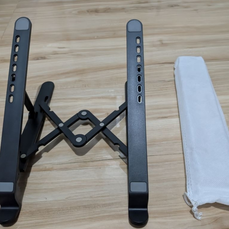 Stand Laptop Portable Adjustable Untuk Notebook Second Mulus