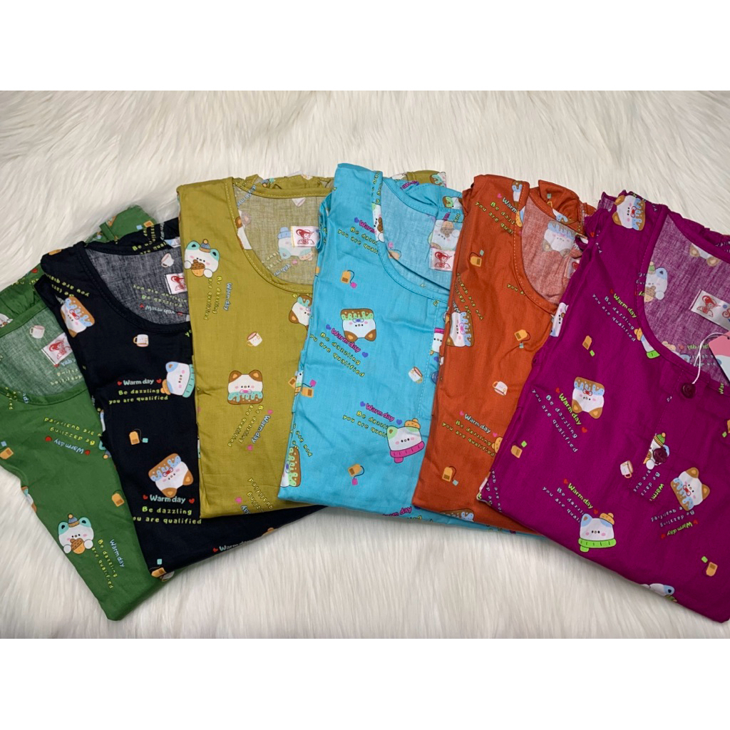Sunly 24 K [cln.panjang Lengan pendek] baju tidur sunly
