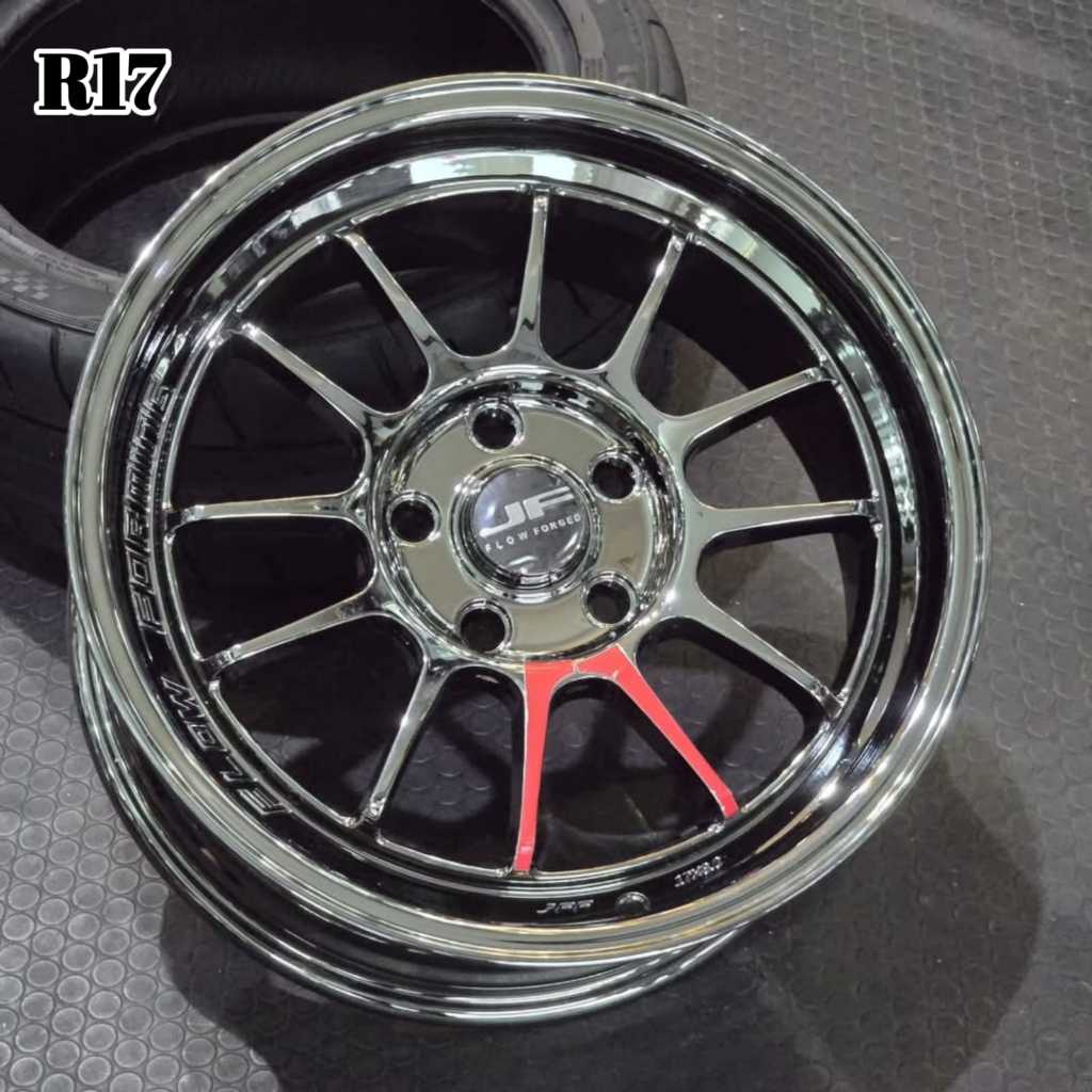 velg mobil ring 17 JF BUZZ VENOM 5 BLACK CROME velg r17 mobil Innova reborn venturer zenix Destinato
