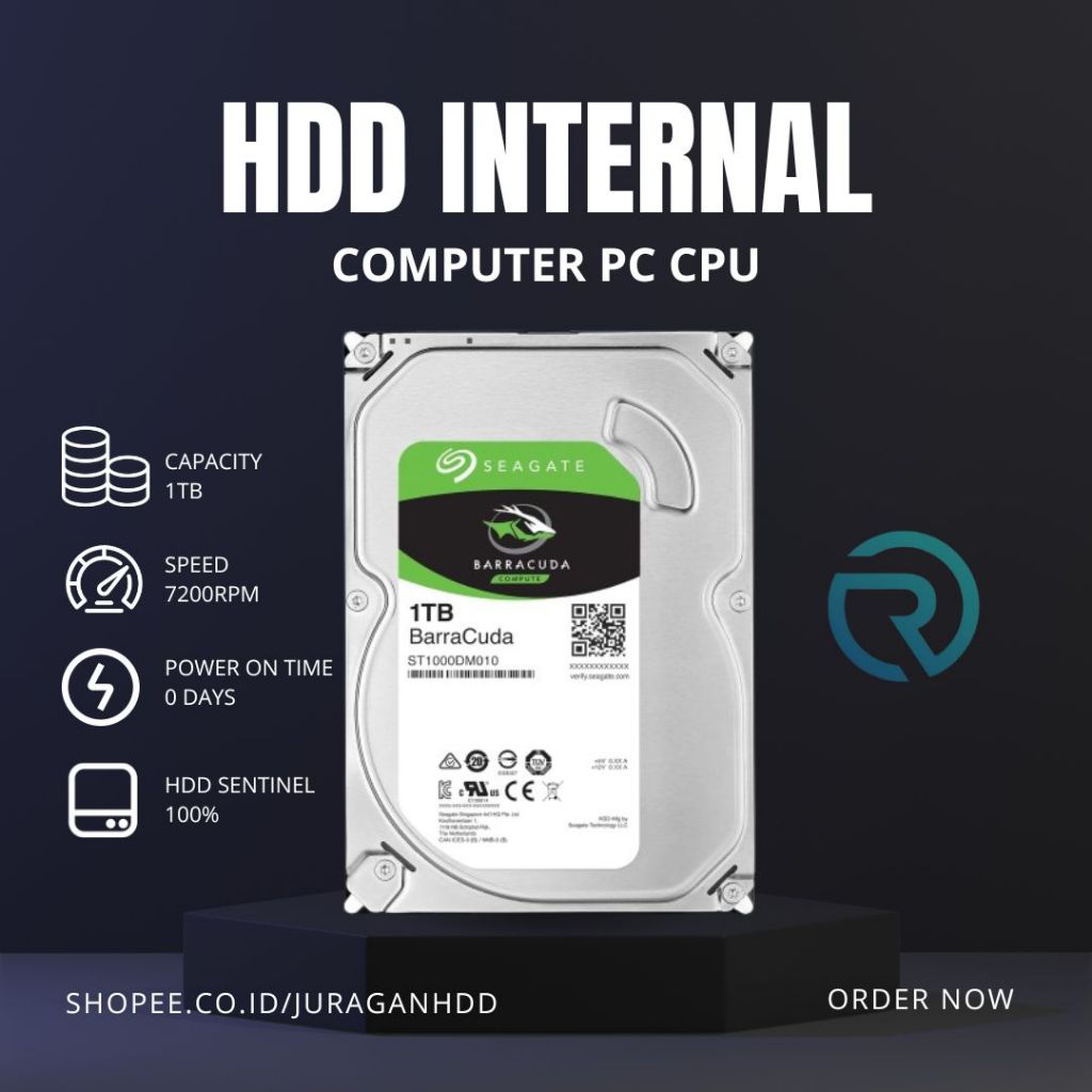 Hardisk Internal 2TB | 1TB | 500GB HDD Baraccuda SATA 3,5" HDD FOR COMPUTER CPU