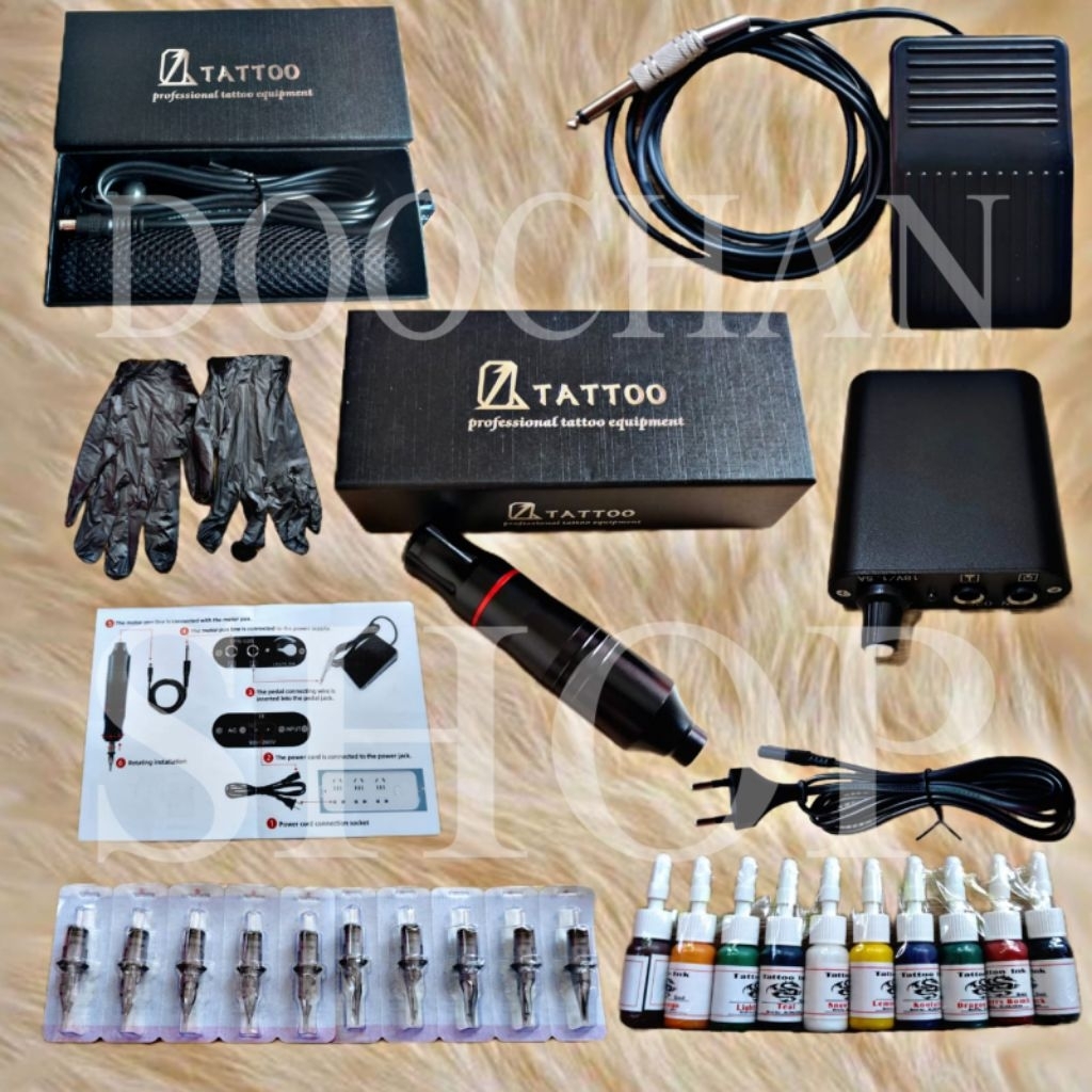 Mesin tatto full set pen rotary