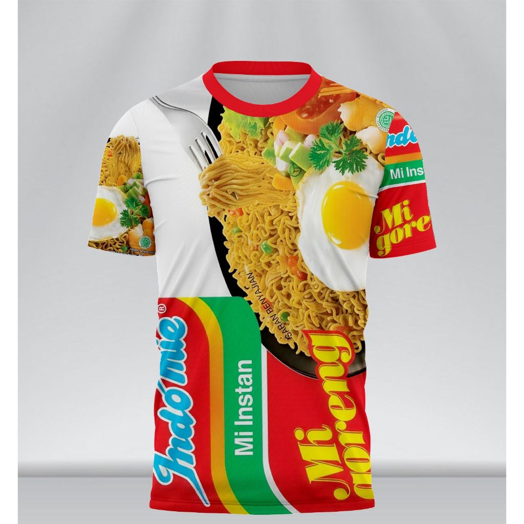 Kaos Jersey Indomie Goreng Full Printing