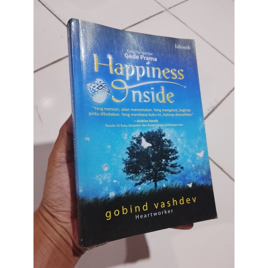 Buku Happiness Inside. Gobind Vashdev