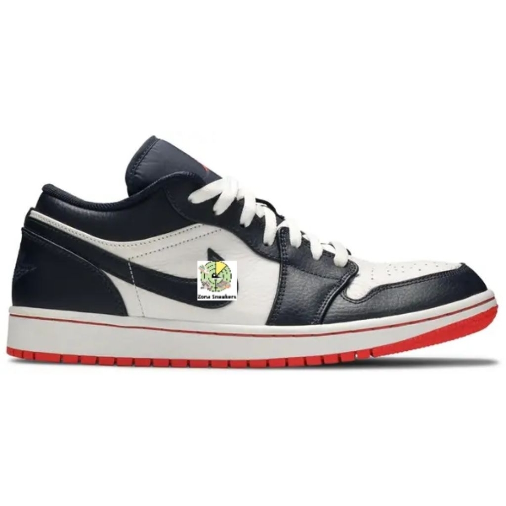 Sepatu AJ 1 Low Obsidian Ember Glow SKU 553558 481