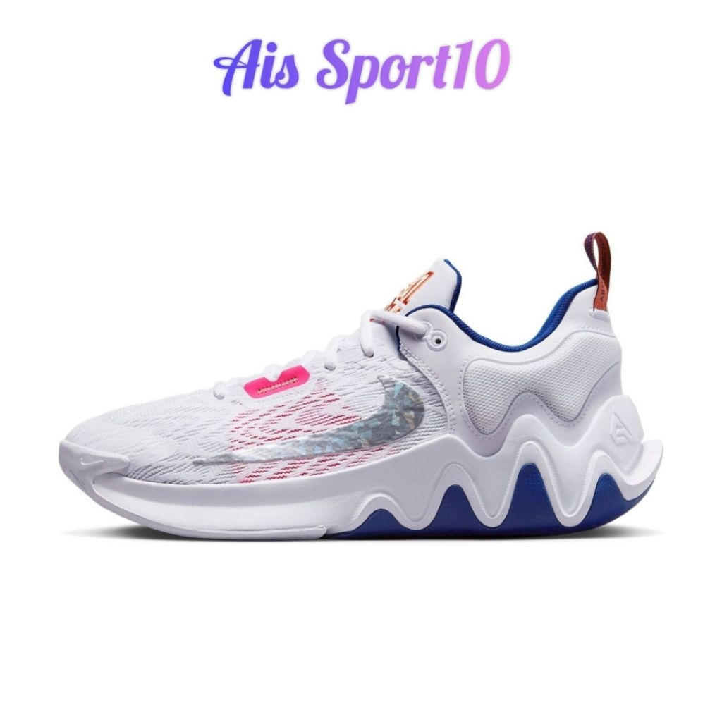 Sepatu Giannis Immortality 2 Basketball Shoes White Deep Royal