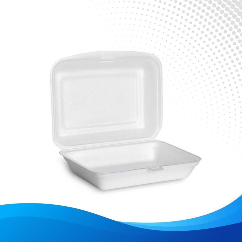Styrofoam Burger Persegi panjang
