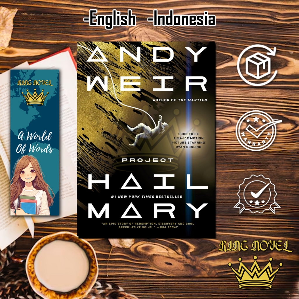 Project Hail Mary: A Novel by Andy Weir - English/indonesia