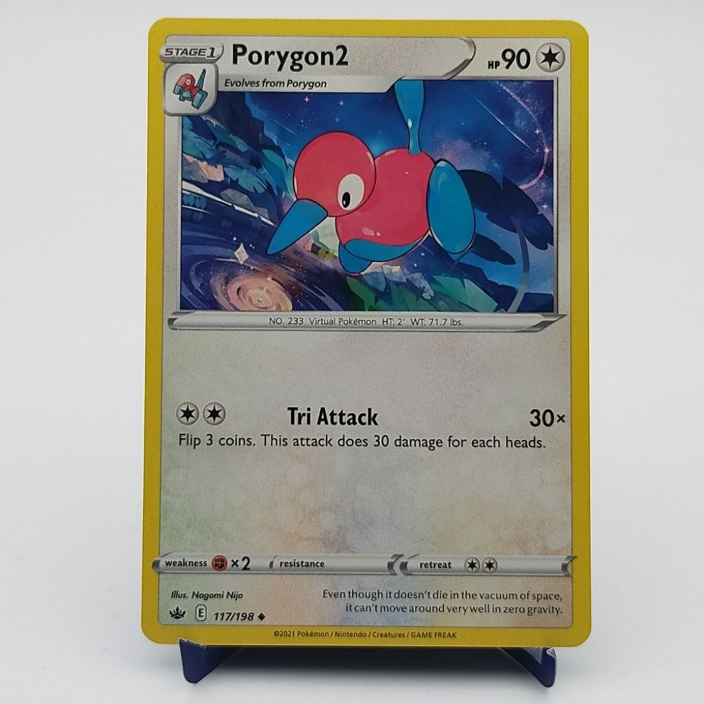 Kartu TCG Pokemon EN Original Porygon2 Chilling Reign 117/198