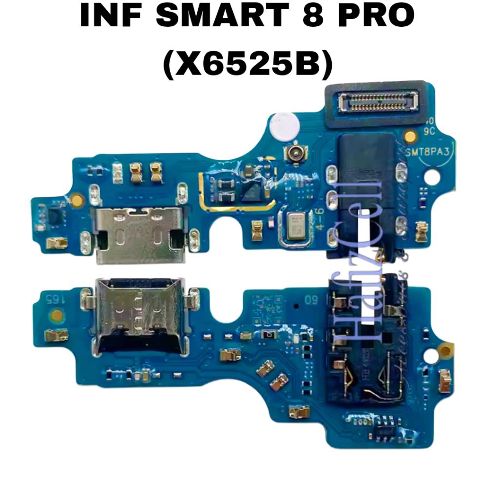 PCB CAS / CONECTOR CAS / PAPAN CAS ORI HP INFINIX SMART 8 PRO (X6525B) ORI
