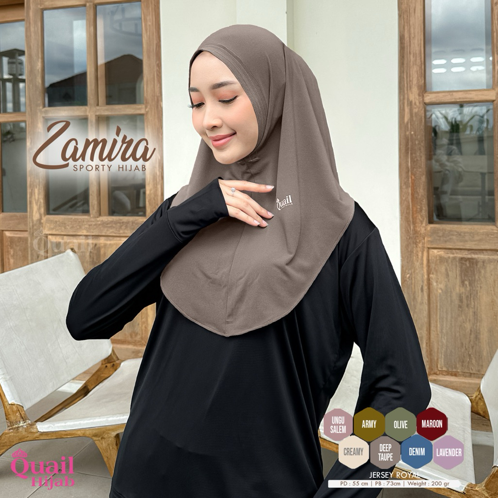 Quail Hijab - ZAMIRA DAILY HIJAB INSTAN ORI QUAIL
