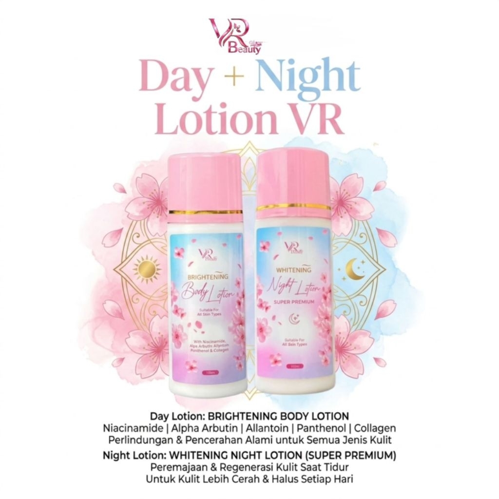 DAY LOTION 2 PCS (LOTION SIANG) VR BEAUTY