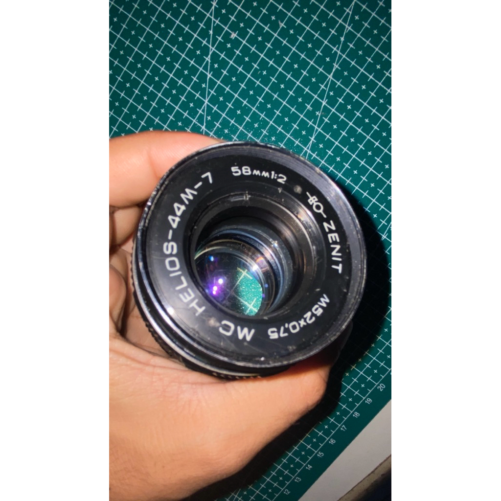 lensa helios zenit 44-7 58mm