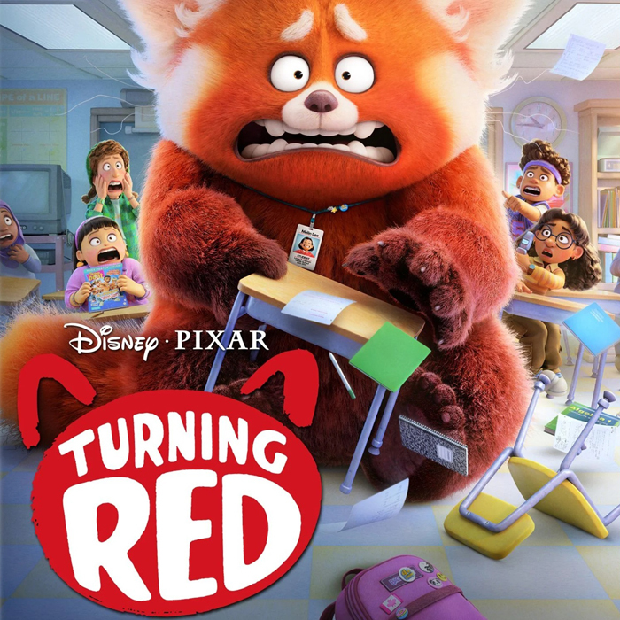 kaset DVD film anak animasi disney pixar Turning Red (2022)