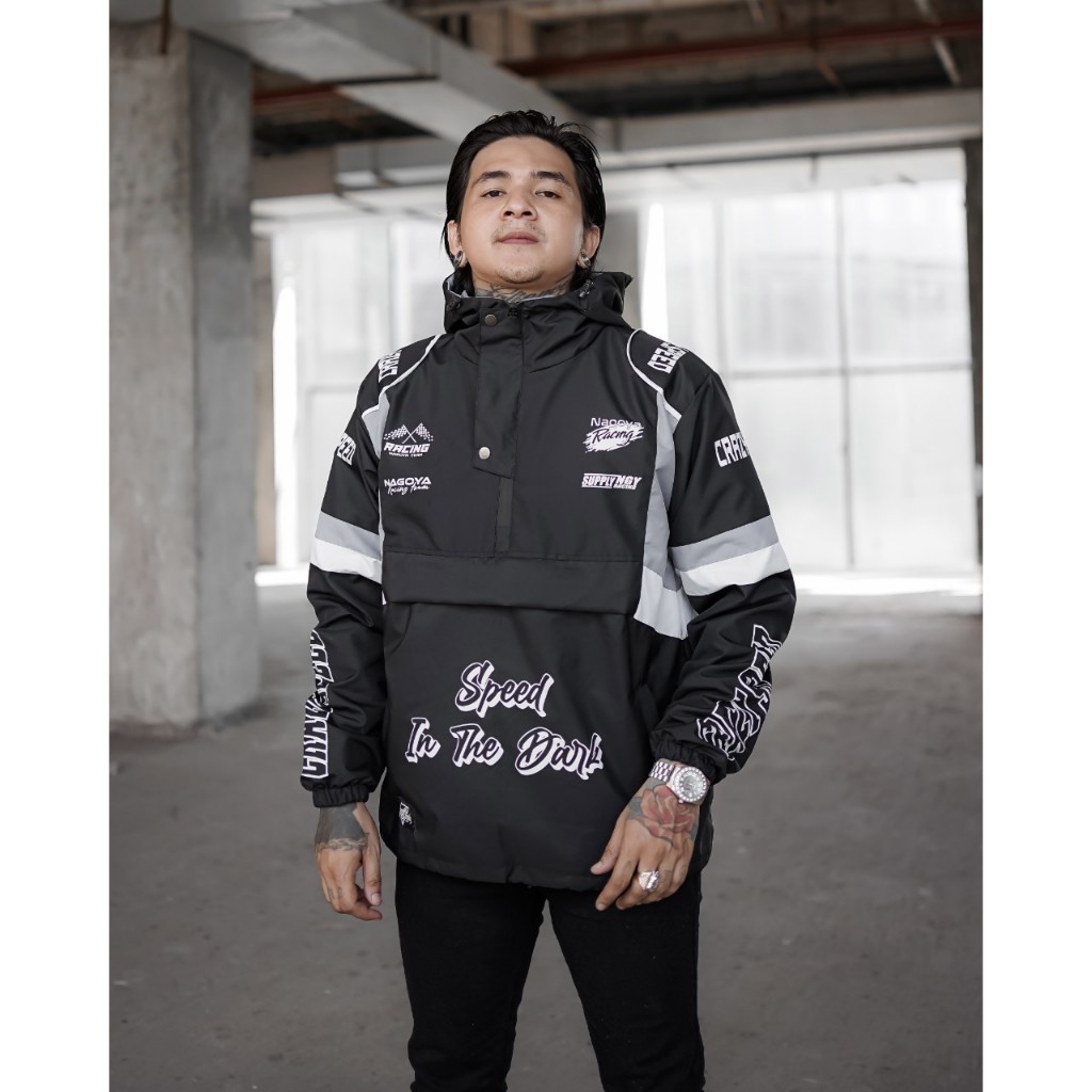 NAGOYA Jaket Cagoule Racing Speed Basic - Jaket Parasut Windbreaker ORIGINAL