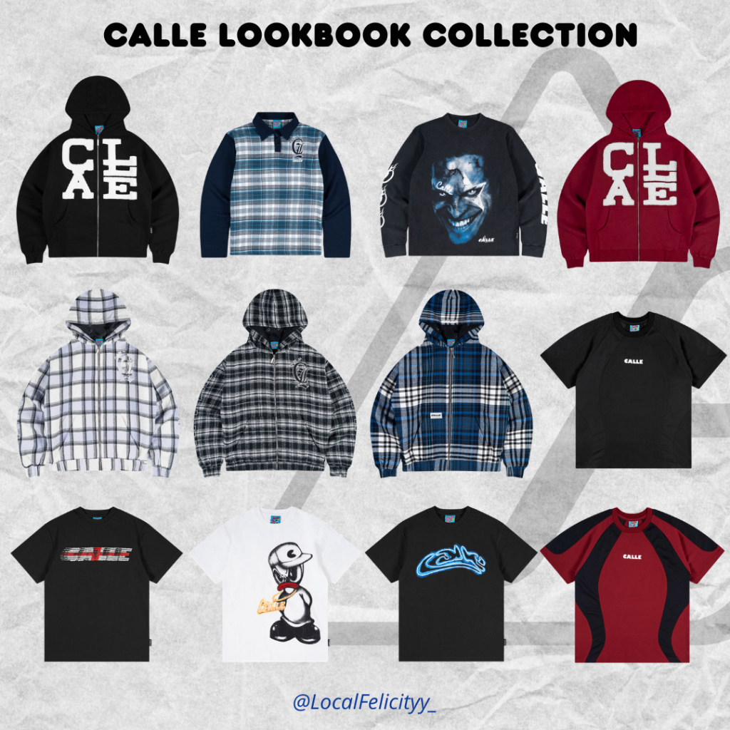 [100% ORIGINAL NO KW] CALLEDELARACHE Look Book Collection (ZIP UP HOODIE - BLACK // ZIP UP HOODIE - 