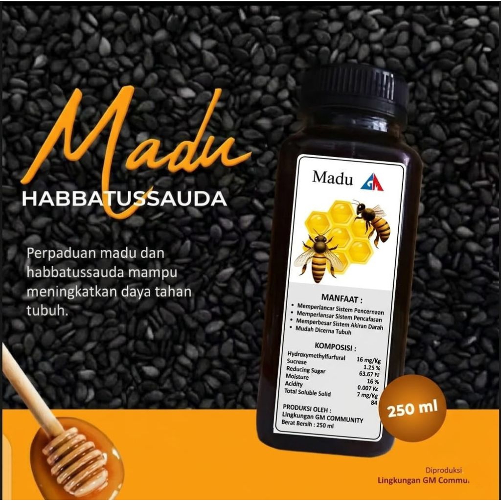 madu gm/madu habatussaoda/herbal GM original
