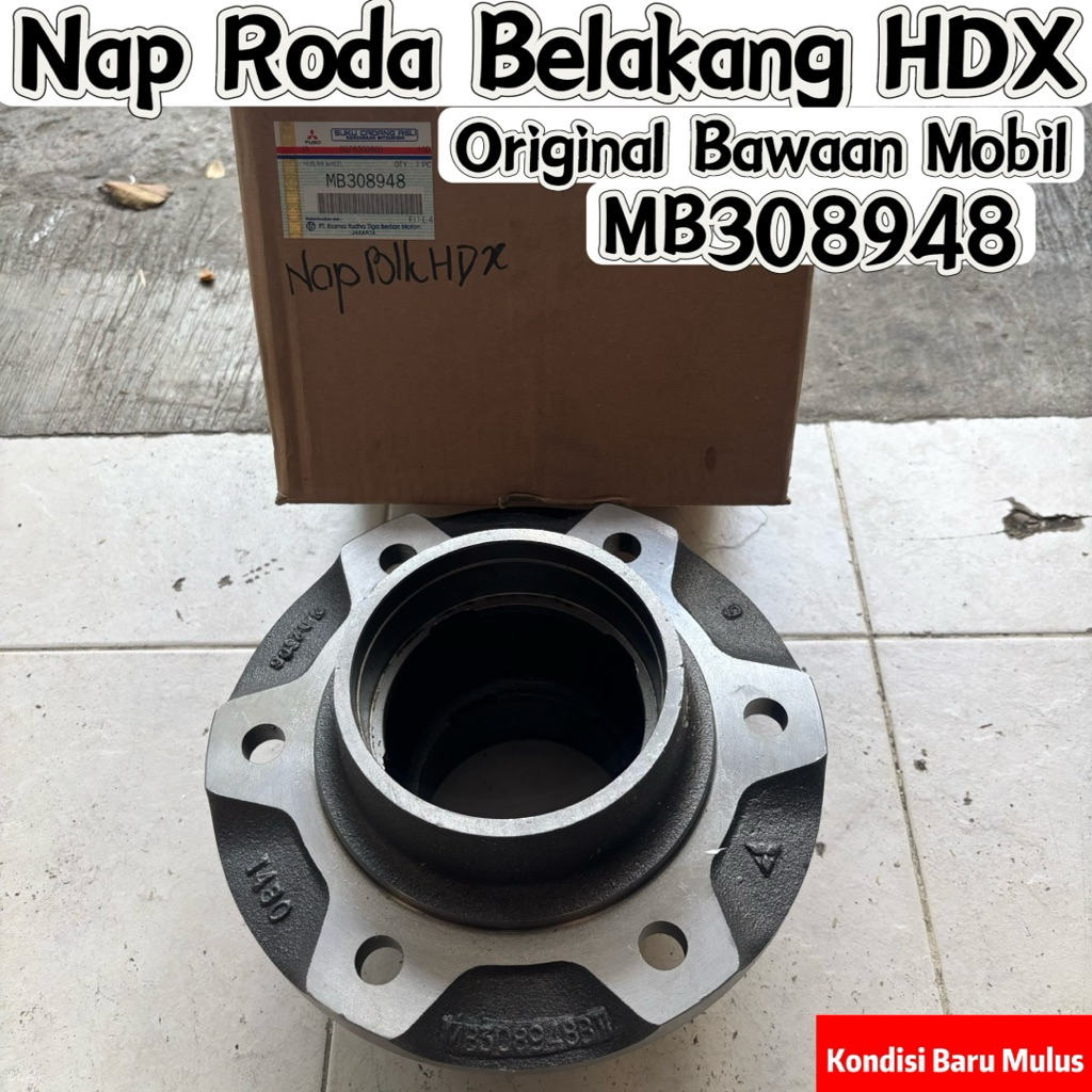 Nap Roda Belakang Canter HDX Original Bawaan Mobil  Baru MB308948 / Fuso HUB, RR WHEEL Nap Roda Bela