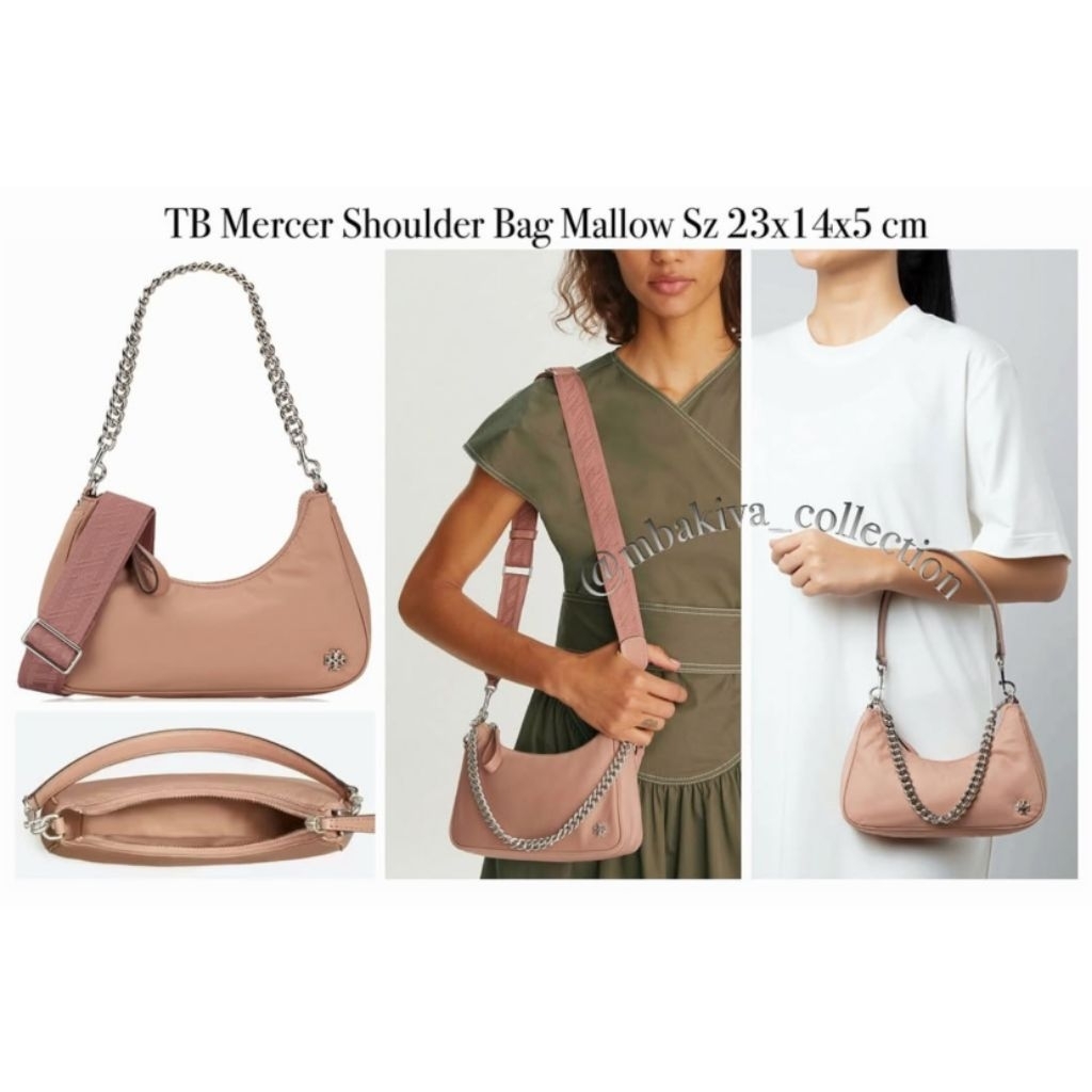 TB Mercer Shoulder Bag Mallow