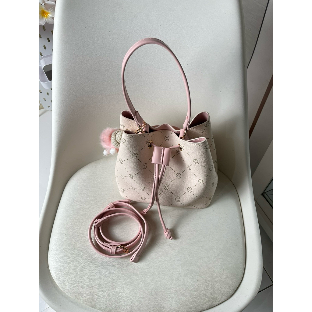 [Preloved] CORALDAISY Tas Serut Ember Bag Tas Wanita Handbag Elegan Tas Selempang Slingbag
