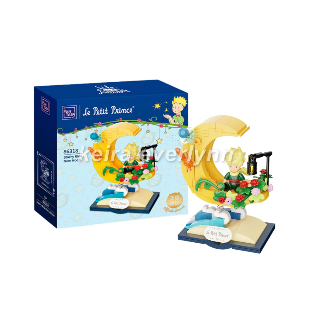 Pantasy x Le Petit Prince Starry Ride New Moon 86318 Building Blocks / Lego Mainan Anak