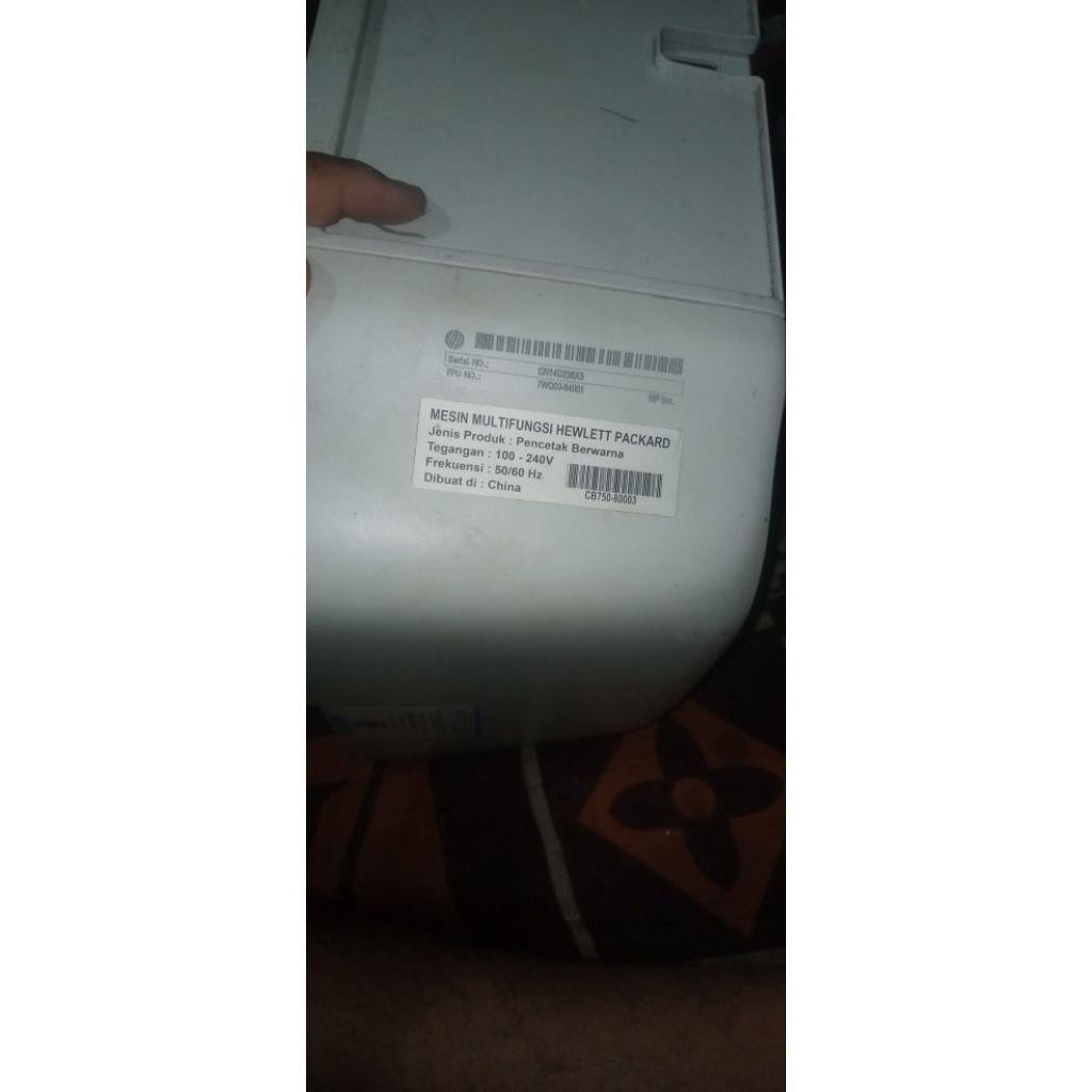 PRINTER HP DESKJET INK ADVANTAGE 2336