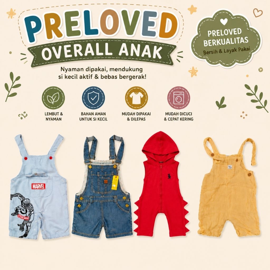PRELOVED - Overall Anak