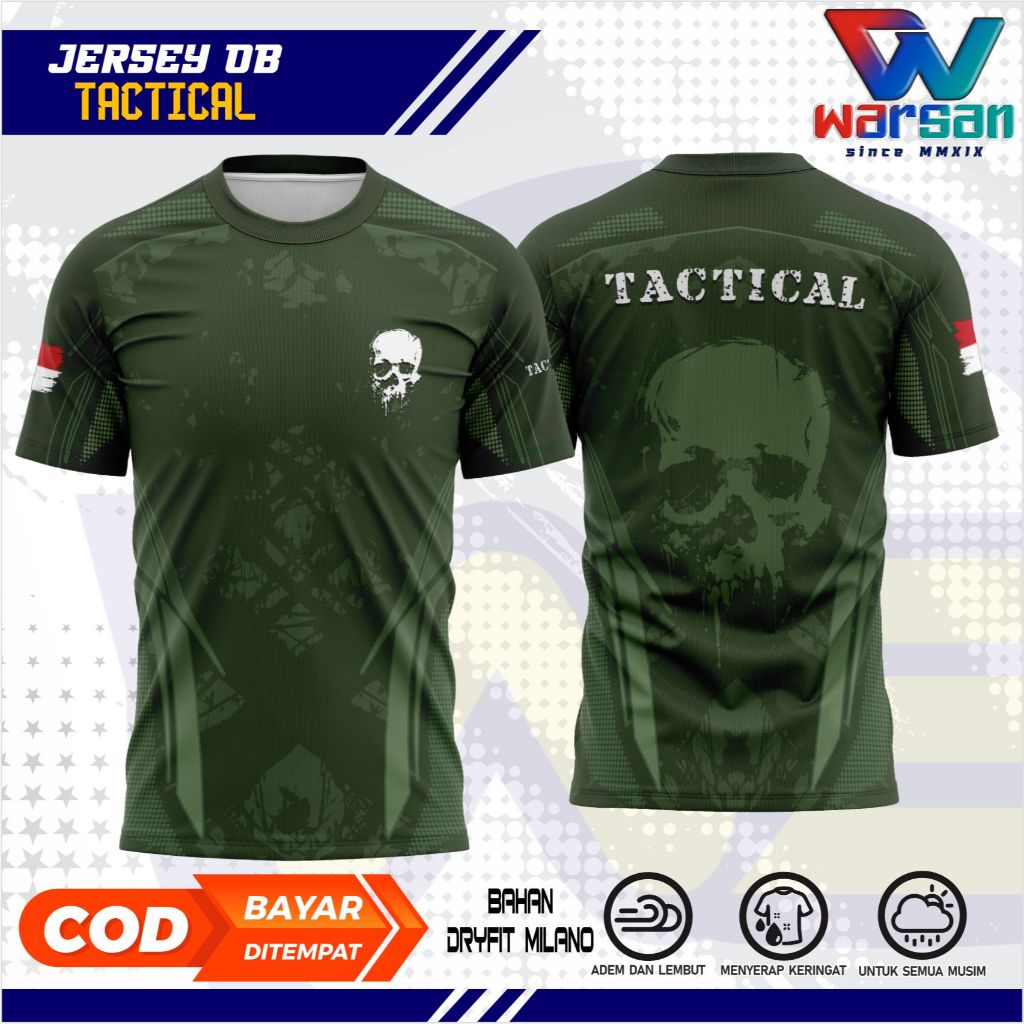 JERSEY OBLONG TACTICAL DRIFIT MILANO / KAOS OBLONG TACTICAL FULLPRINTING / JERSEY TACTICAL MILANO