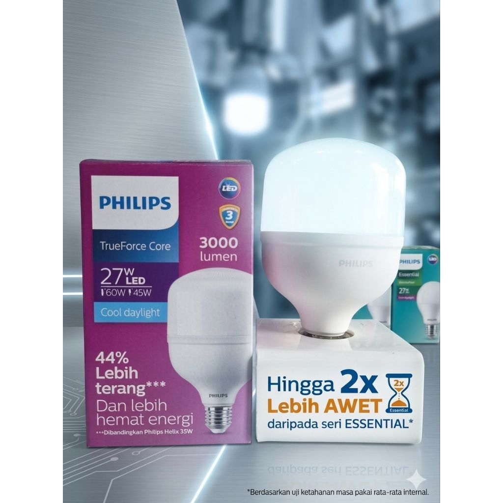 Lampu Philips 27 watt T force Core
