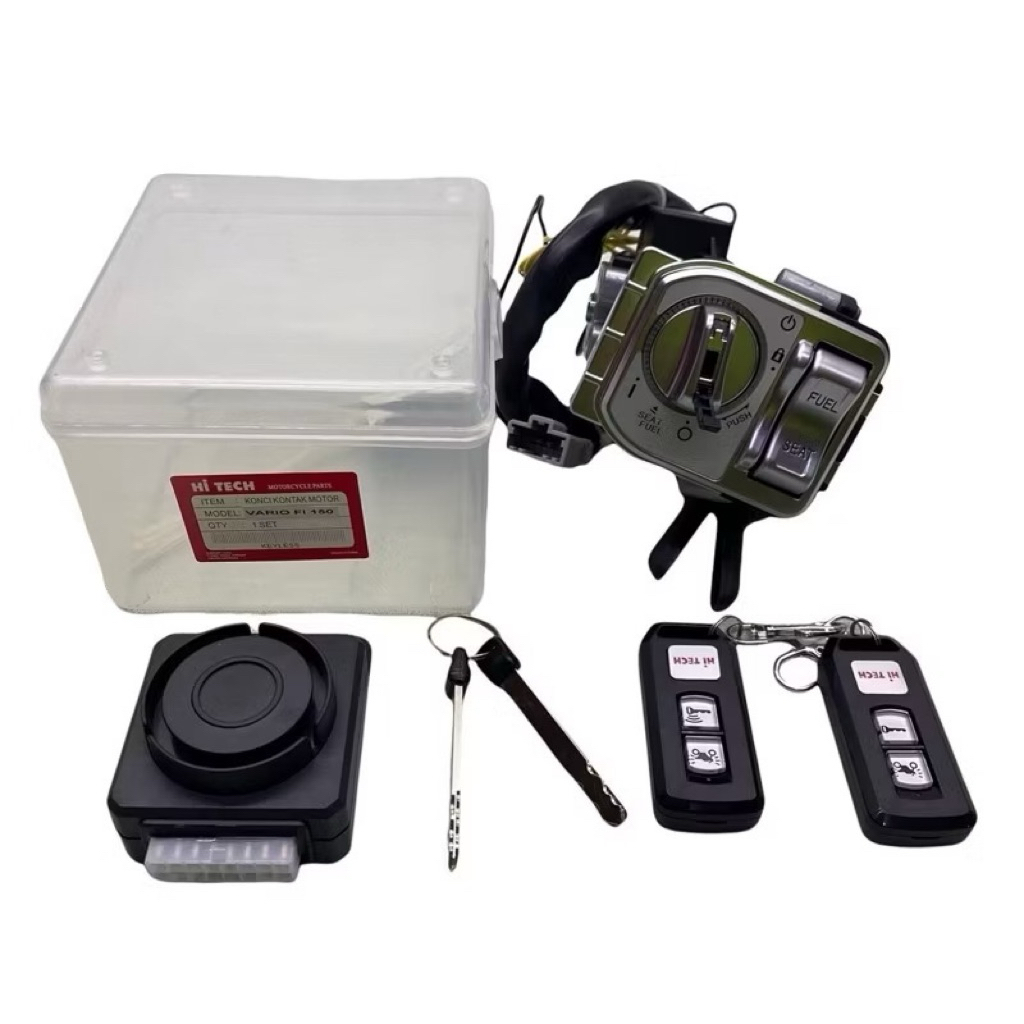 Kunci Kontak Motor Smart Key Keyless Vario 125/150 Led New